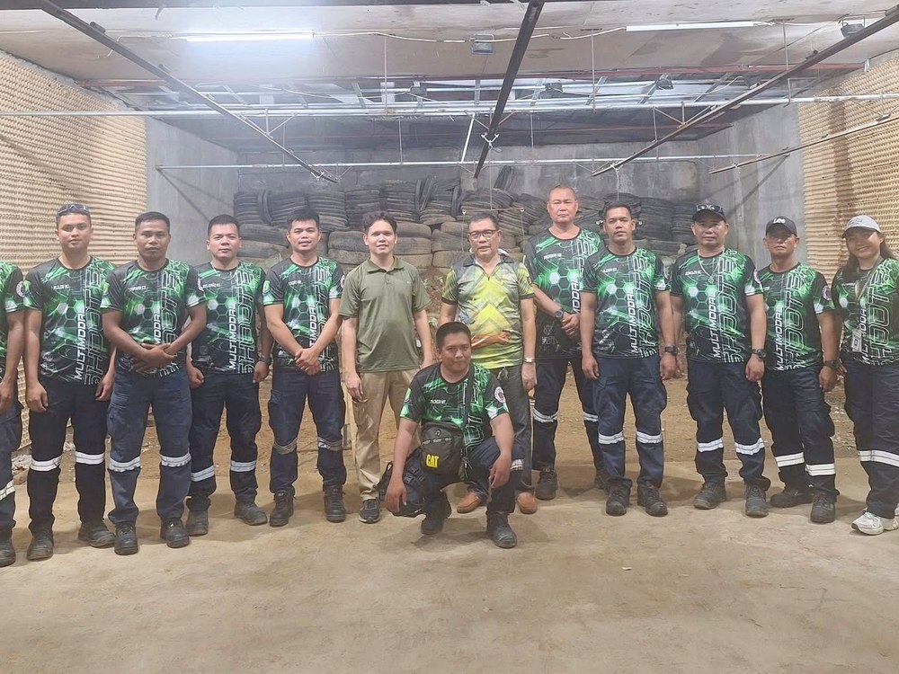 The Crosshair team at the shooting range build-out